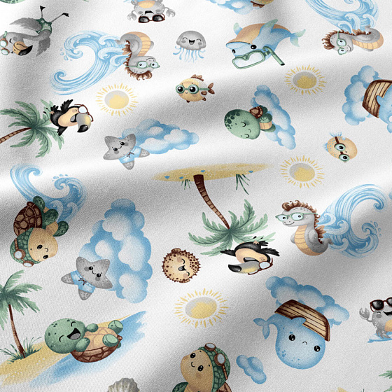 Cotton fabrics, sold by the meter