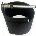 Technical felt 4 mm color Black, width 100 cm