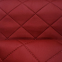 Le cuir écologique POINTU 5X5 cm couleur rouge