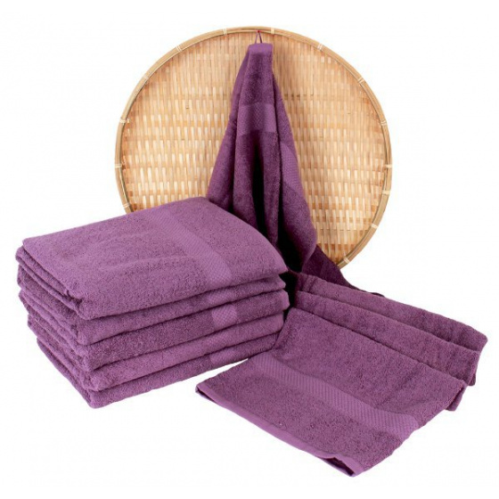 Darsi terry towel 50x100 cm, color purple