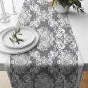 Cotton duvet cover with zipper, color Gray, 140x200 cm