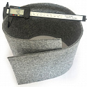 Technical felt 4 mm color Gray, width 100 cm