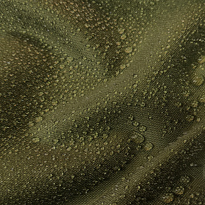 Water-repellent Oxford fabric with PU coating, 200 g/m², width 160 cm, olive
