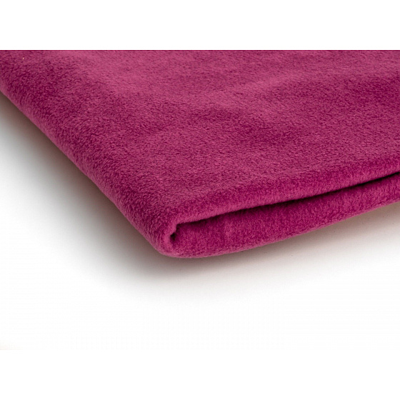 Látka Microfleece barva fukcia  1,55 m x 0,33 m