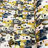 Waterproof fabric Kodura PVC coating 600D, 360 g/m², width 150 cm, dogs on cream
