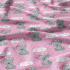 Cotton fabric, by the meter. It's a Girl on Pink