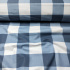 Children's cotton fabrics, by the meter. Cube 8 cm, Blue