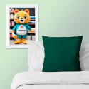 Jednobarevná bavlněná látka, 125 g/m², šíře 160 cm, smaragd