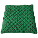 Sedák 40x40x2cm Puntík černý na Zeleném a Žlutém