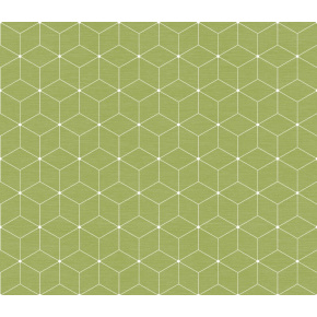 Velurové potahové látky s potiskem, Krychle na Zeleném