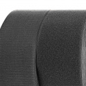 Pásek na suchý zip našívací Háček a Smyčka set barva grafitová 100 mm x 25 bm