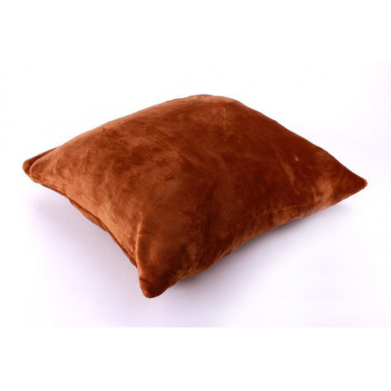 Velvet Pillowcase, Rust Color, 40X40cm