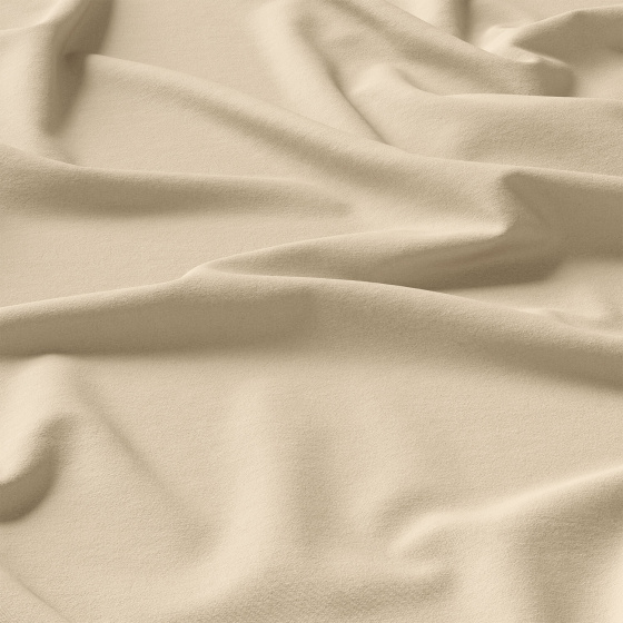 Solid-colored cotton fabric, 125 g/m², width 160 cm, beige