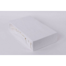 Exclusive Jersey prostěradlo jednolůžko - bílá 90x200 cm varianta bílá