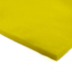 Dekorační filc 3 mm barva žlutá