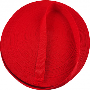 Polypropylénový popruh 25 mm červený (balení 50 m)
