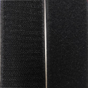 Taśma rzep (komplet) - Czarna 16 mm x 25 m