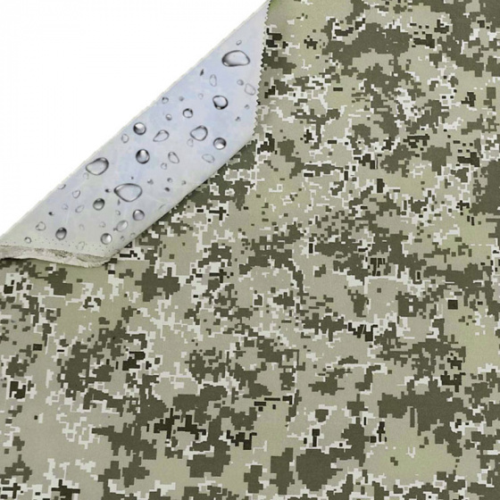 Vodotěsné látky kordura 600x300 military 995, pixel oliva
