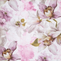 Rideaux motifs Bella couleur rose 140 x 250 cm 